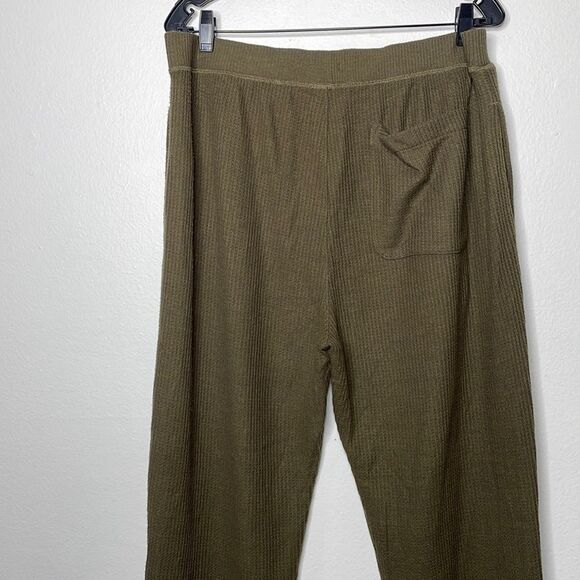 ATM Anthony Thomas Melillo Waffle Knit Lounge Pants & Thermal Knit T-Shirt XXL - Picture 7 of 16